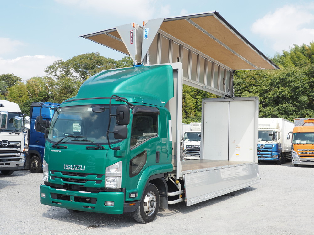 いすゞ フォワード ウイング車 中型 2RG-FRR90T2 年式 H30[写真03]
